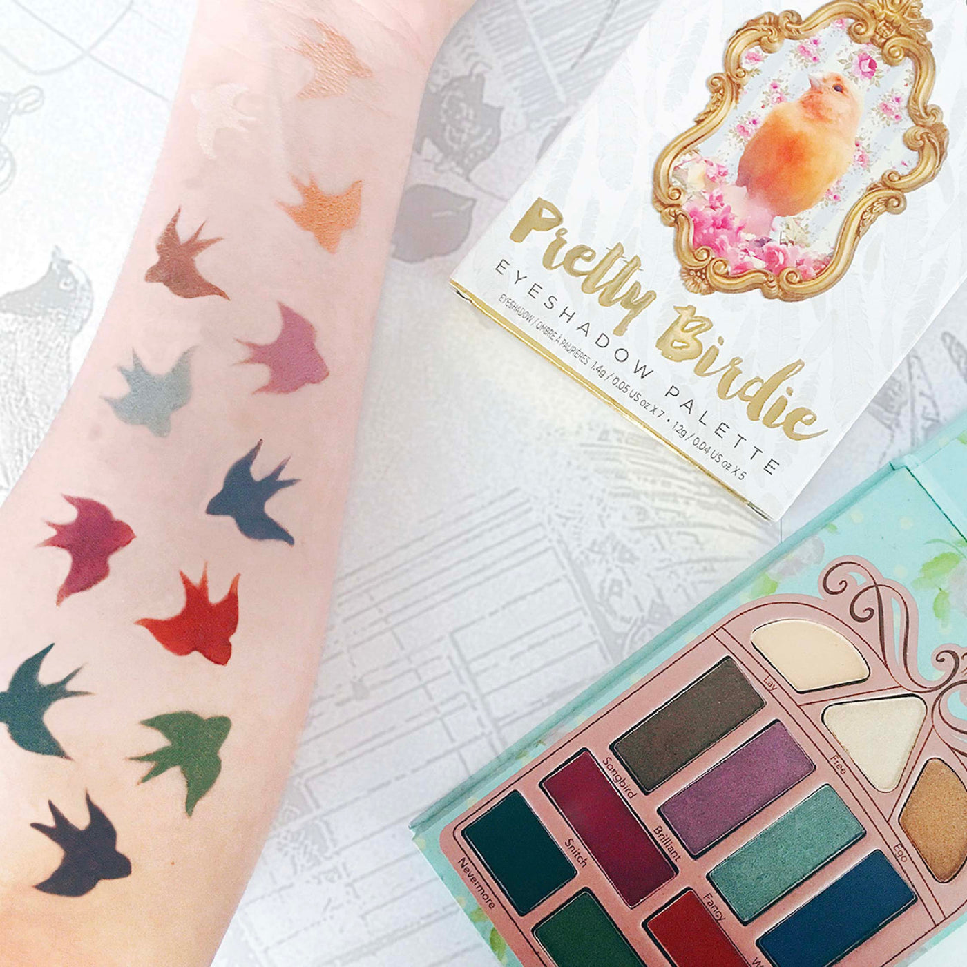 Pretty Birdie Eyeshadow Palette (MSRP $46)