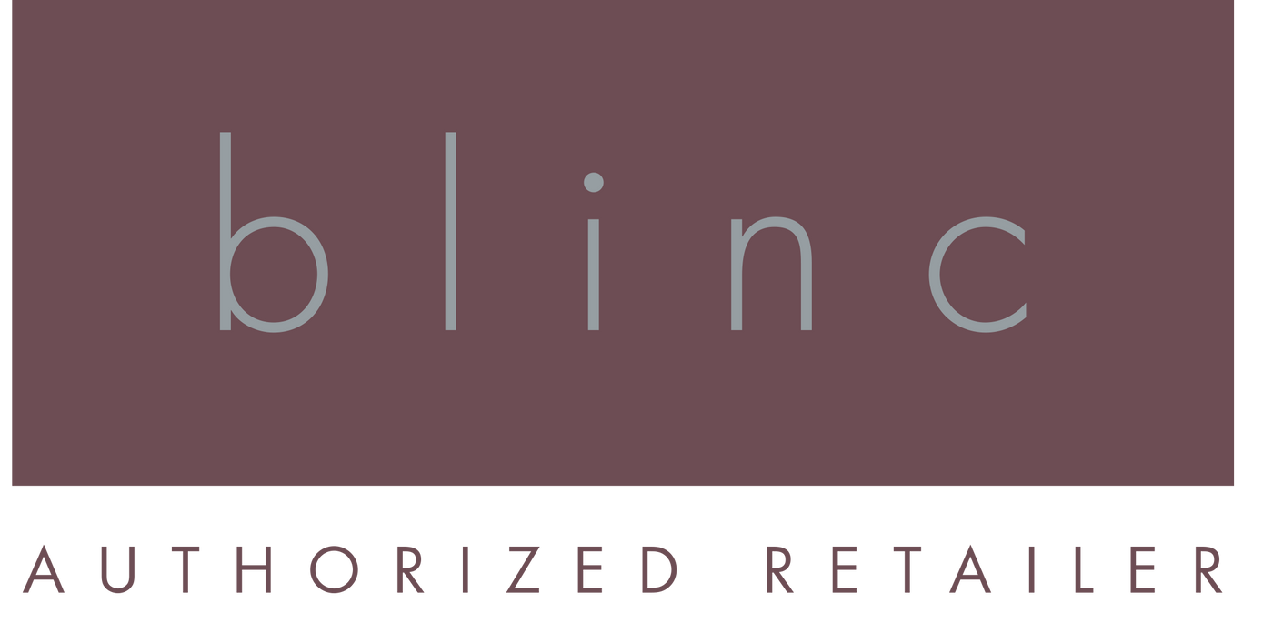 blinc "authorized retailer" window decal